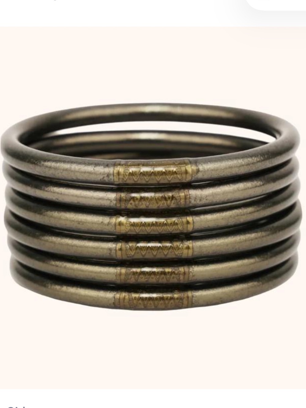 Budhagirl flint all weather bangles size small